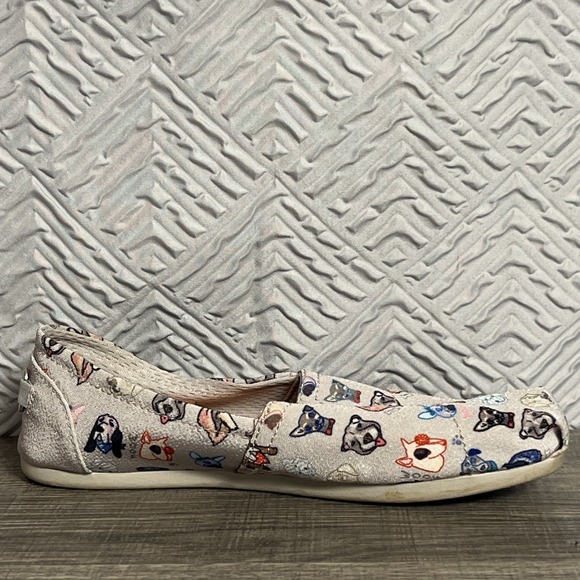 Bobs by Skechers Bobs For Dogs Sz 6 Gray Casual Slip-On Memory Foam Loafer Flats - Picture 6 of 10